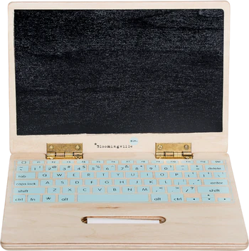 Spielzeug-Laptop Holz Bloomingville MINI Elena Natur FSC-zertifiziert