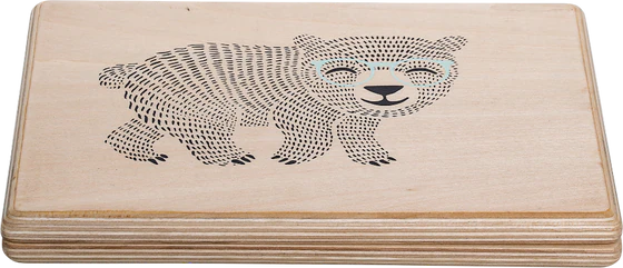 Spielzeug-Laptop Holz Bloomingville MINI Elena Natur FSC-zertifiziert