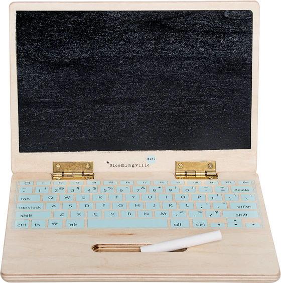 Spielzeug-Laptop Holz Bloomingville MINI Elena Natur FSC-zertifiziert