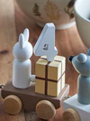 Zahlen-Set Geburtstagszug Weiß Bloomingville MINI FSC-zertifiziert