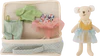 Weichpuppe Bloomingville MINI Lara Braun mit Stoffkoffer