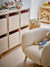 Weichpuppe Bloomingville MINI Lara Braun mit Stoffkoffer