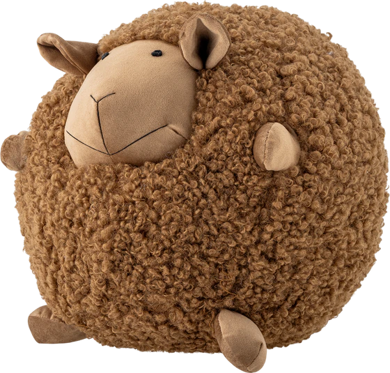 Kuscheltier Schaf Bloomingville Rubert Braun – Weiches Polyester