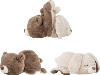 Wendbares Kuscheltier Bloomingville Berta Braun Polyester