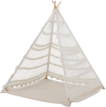 Kinder-Spielzelt Bloomingville Herle Tipi Natur Baumwolle