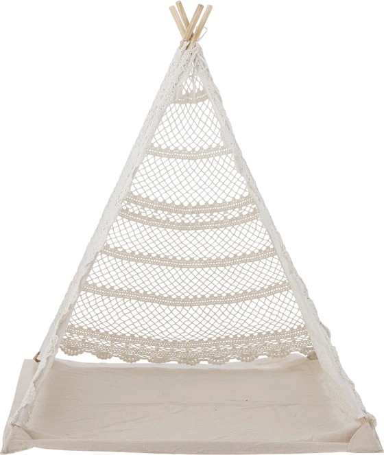 Kinder-Spielzelt Bloomingville Herle Tipi Natur Baumwolle