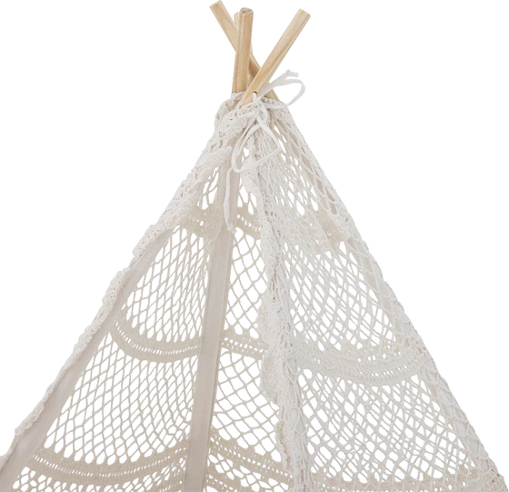 Kinder-Spielzelt Bloomingville Herle Tipi Natur Baumwolle