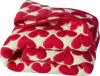 Kinder-Steppdecke Rice by Rice Herzmuster Creme Rot Baumwolle