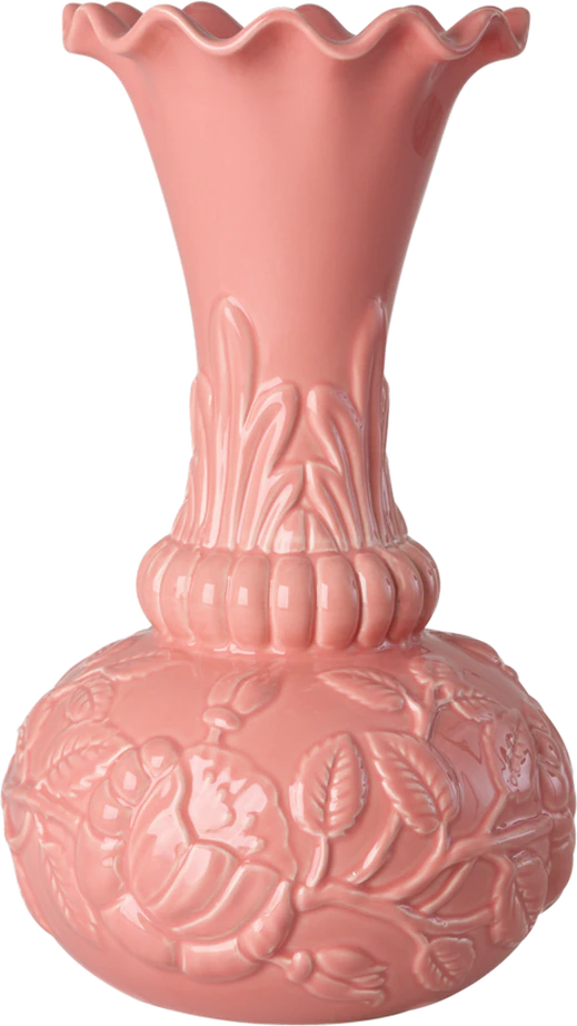 Dekorative Keramikvase Rice by Rice Coral 2800 ml Unikat