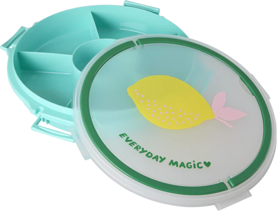 Serviertablett mit Griff Mint Lemon Rice by Rice – BPA-frei