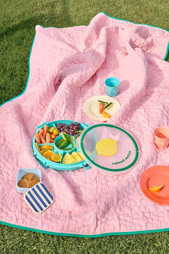 Serviertablett mit Griff Mint Lemon Rice by Rice – BPA-frei