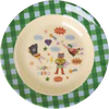 Kinderschale Melamin Grün 250ml Hero Print – Rice by Rice - Green