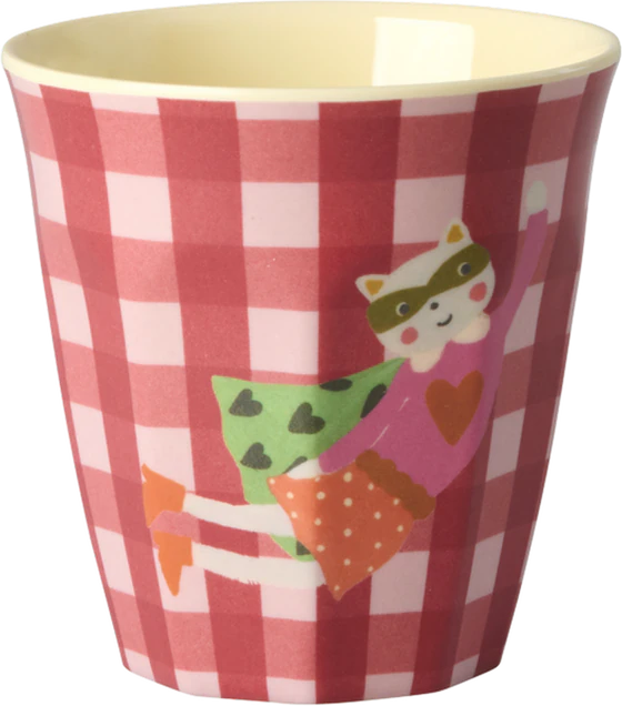 Kinderbecher-Set Melamin Rosa Helden 6er 160ml Rice by Rice