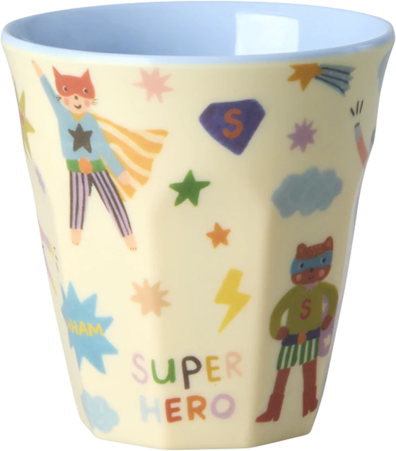 Kinderbecher Melamin 160 ml Soft Blue Rice by Rice – Bruchsicher & BPA-frei