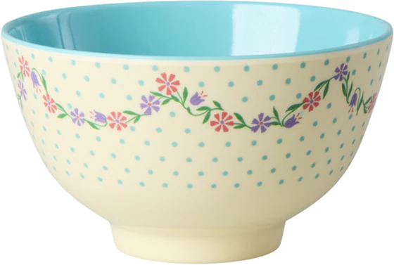 Kleine Melamin-Schale Rice by Rice 300ml Bruchfest & Bunt