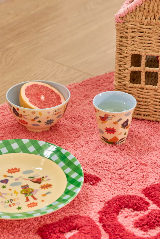 Kleine Melamin-Schale 300ml Soft Blue Rice by Rice