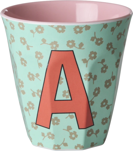 Melamin-Trinkbecher Rice by Rice Blumen A 250ml BPA-frei