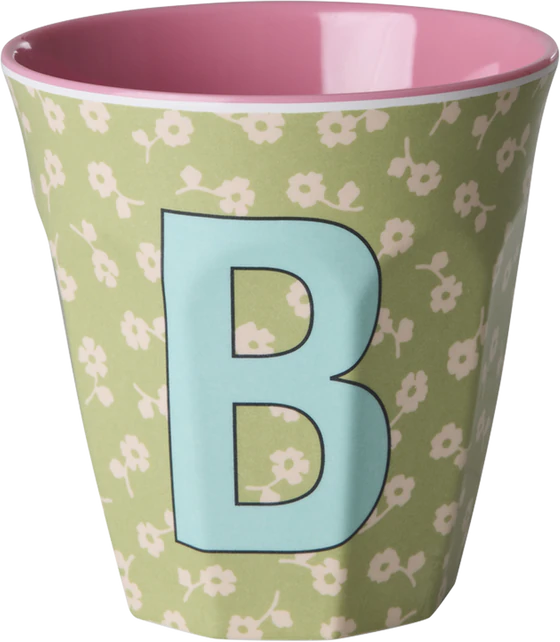 Melamin-Trinkbecher B Blumen 250ml Rice by Rice bruchfest