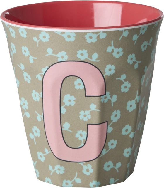 Melamin-Trinkbecher Rice by Rice Blumen C 250ml BPA-frei