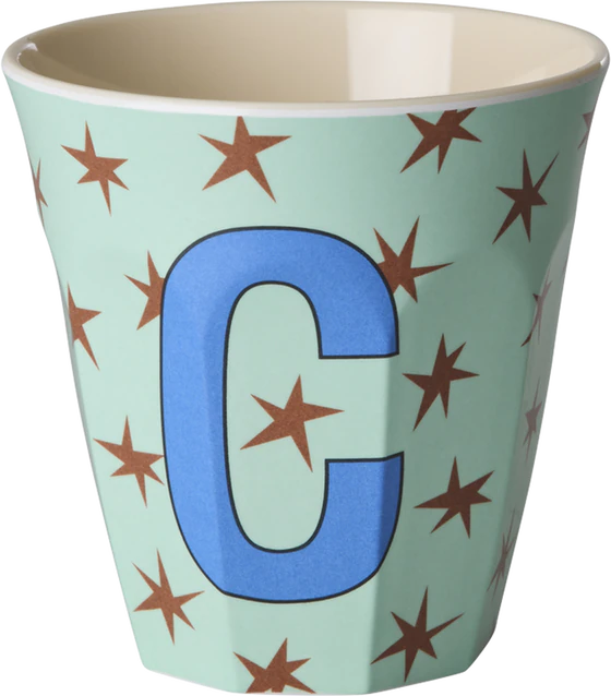 Melamin-Trinkbecher 250ml Stars C Rice by Rice robust leicht