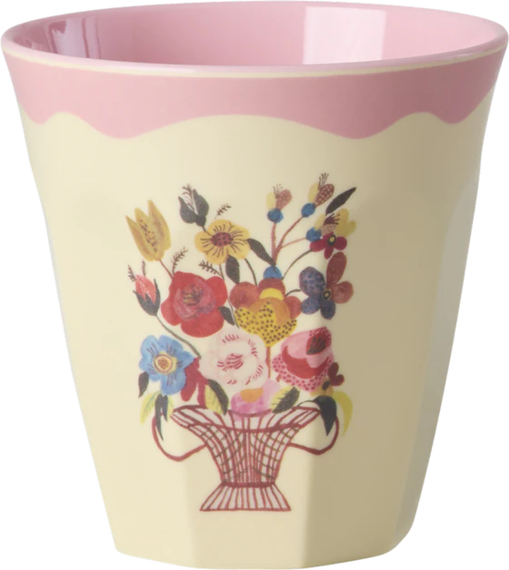 Melamin-Trinkbecher Rice by Rice 250 ml Pink Langlebig Leicht