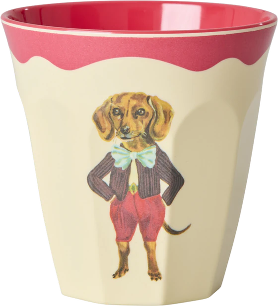 Melamin-Trinkbecher Rice by Rice 250 ml Red Kiss bruchfest