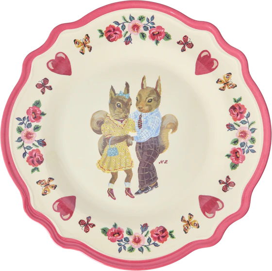 Melamin-Teller Rice by Rice Vintage Red Kiss – BPA-frei