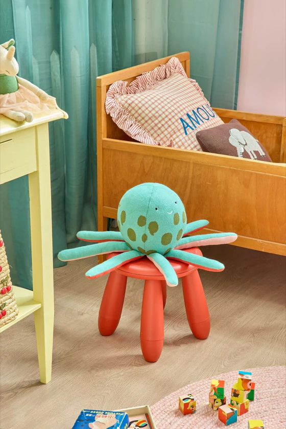 Gestricktes Kuscheltier Oktopus Rice by Rice – Baumwolle, Handgefertigt