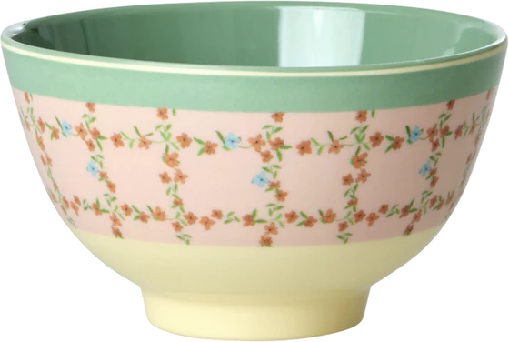 Kleine Melamin-Schale 300 ml kariert Rice by Rice robust