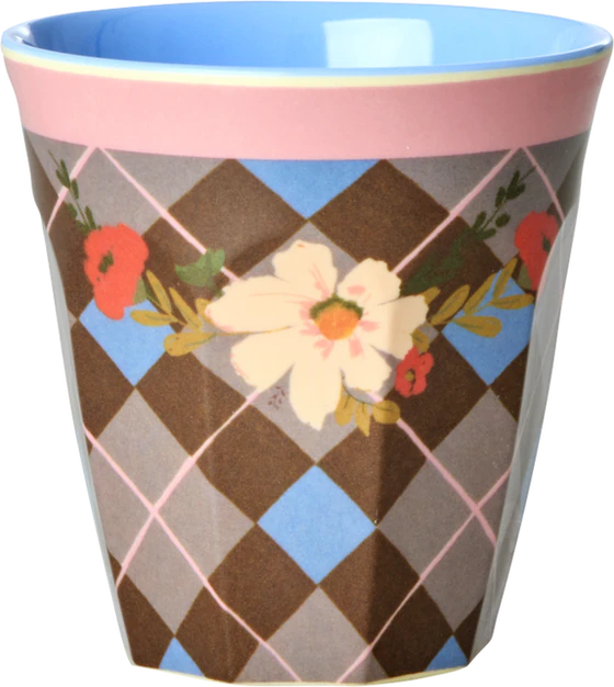 Kleine Melaminbecher-Set Rice by Rice 6er bunt stapelbar