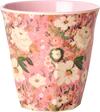 Melamin-Trinkbecher Rice by Rice 250 ml Blumenmuster robust