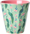Melamin-Trinkbecher Rice by Rice 250 ml Peacock Print BPA-frei