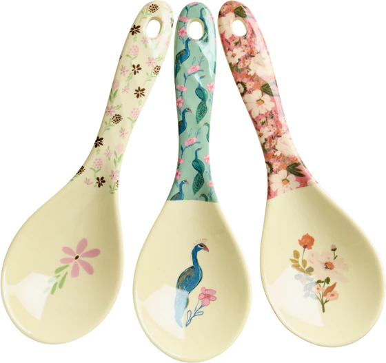 Salatlöffel Rice by Rice Melamin All You Need is Love Prints