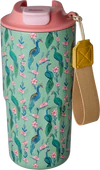 Isolierbecher Edelstahl 550ml Rice by Rice – Peacock Print - Stainless Steel Thermo Cup with Peacock Power Print - 550 ml