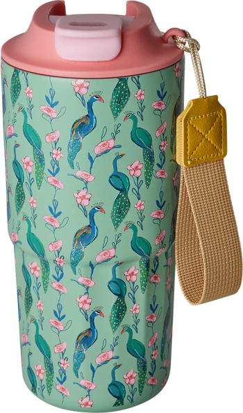 Isolierbecher Edelstahl 550ml Rice by Rice – Peacock Print