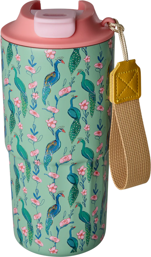 Isolierbecher Edelstahl 550ml Rice by Rice – Peacock Print