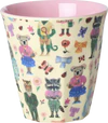 Kinderbecher Melamin Rice by Rice Nathalie Lété Print Rosa - Pink