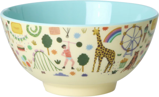 Melamin-Schale Mint Fun Fair 700ml Rice by Rice BPA-frei