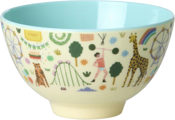 Kleine Melamin-Schale 300 ml Mint Fun Fair – Rice by Rice