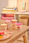 Kleine Melamin-Trinkbecher Rice by Rice 6er-Set Rosa Prints