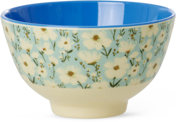 Kleine Melamin-Schale 300ml Rice by Rice – Sommerblumenmuster