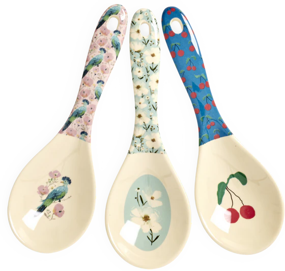 Salatbesteck Rice by Rice Melaminlöffel 22cm Bunt Robust