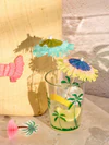 Cocktailspieße Schirmchen 8er-Set Rice by Rice – Bunte Partydeko