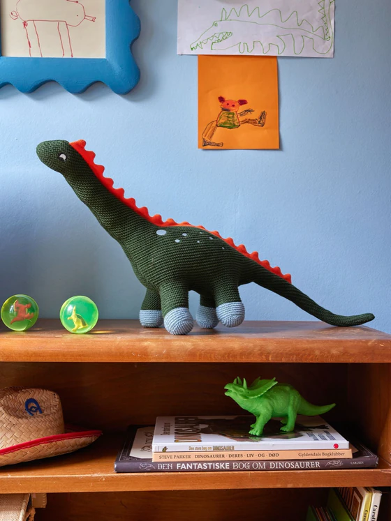 Gestricktes Kuscheltier Dino Rice by Rice – 100% Baumwolle