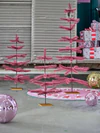 Dekorativer Weihnachtsbaum Rosa Large Rice by Rice – Stabiler Stand