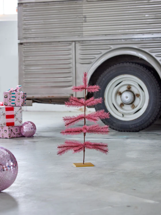 Dekorativer Weihnachtsbaum Rosa Rice by Rice – Wiederverwendbar