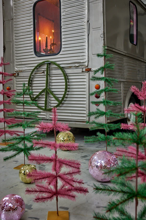 Dekorativer Weihnachtsbaum Rosa Rice by Rice – Wiederverwendbar