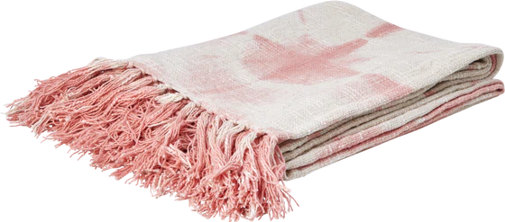Wohndecke Rice by Rice Baumwolle Soft Pink Unikat Boho-Stil
