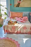 Wohndecke Rice by Rice Baumwolle Soft Pink Unikat Boho-Stil