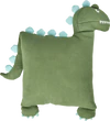 Kinder-Dekokissen Dinosaurier Rice by Rice Grün Baumwolle